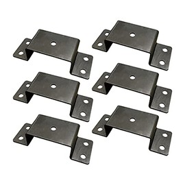 A.A Heavy Duty Bolt-On 2x4 Steel Stake Pockets for Trailer & Truck (6)