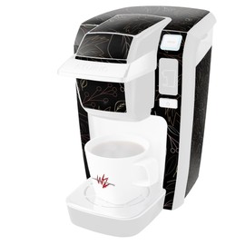 WraptorSkinz Decal Style Vinyl Skin compatible with Keurig K10 / K15 Mini Plus Coffee Makers Fall Pink Brown (COFFEE MAKER NOT INCLUDED)