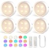 Luz de LED Noche Recargables 6 Pack,Luces para Cocina 13