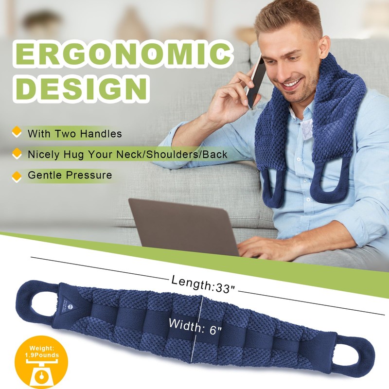 UNCN Long Heating pad for Neck and Shoulders Back 33