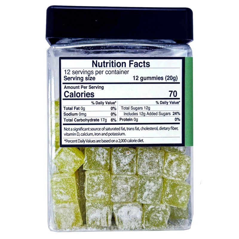 Wally & Whiz Danish Gummy Candy Lime with Sour Lemon