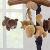 NoJo Into The Wilderness Brown, Tan and Navy, Logs, Bear