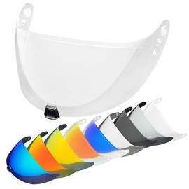 YMTSGEQ Helmet Visor For R420.Replacement Motorcycle Helmet Shield Compatible with R420 (Clear)