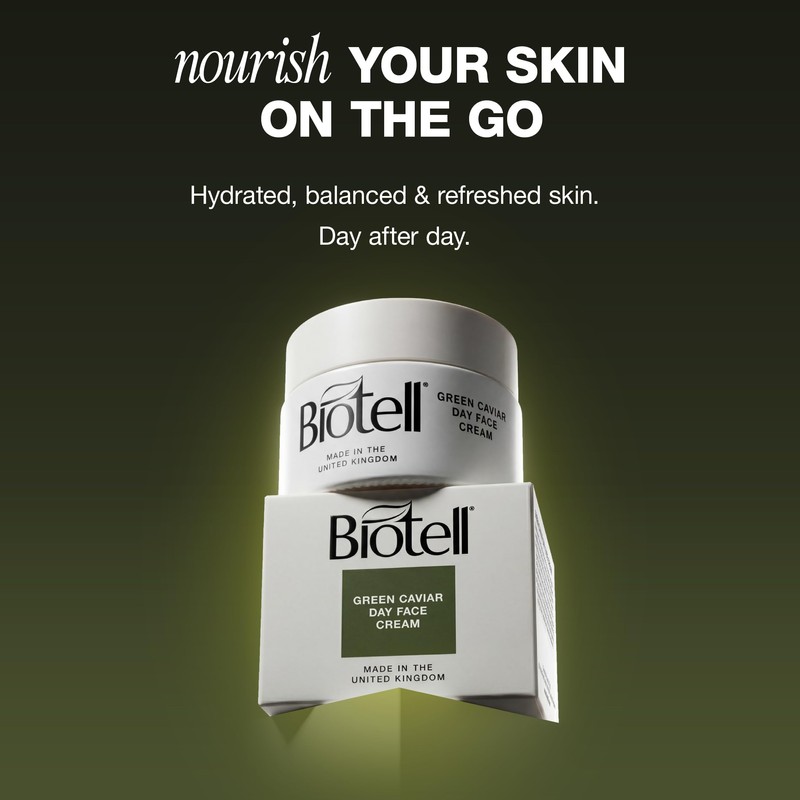 Biotell Green Caviar Day Face Cream 50ml – Hydrating Moisturiser