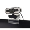 HTLAKIKJ Webcam Mount, Acrylic Clear Camera Mount on Monitor or
