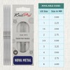 KnitPro 10 cm x 2.5 mm Nova Double Pointed Needles,