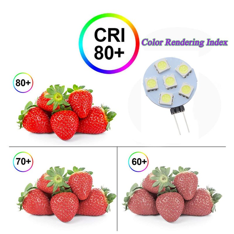 1W G4 LED Light Bulbs(8 Pack) Equivalent to 10W Halogen