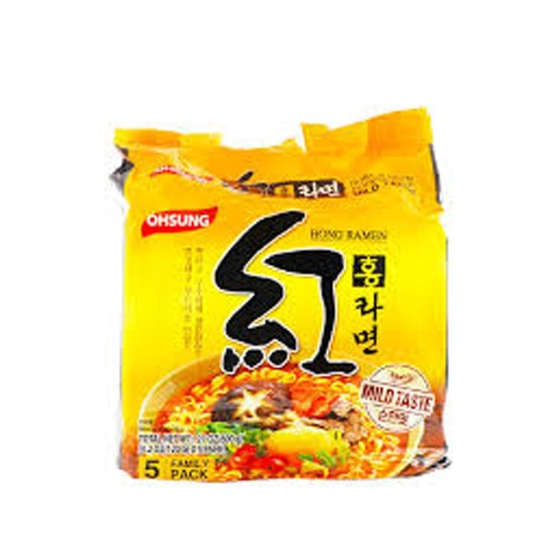 OHSUNG 4 PACK Ohsung Hong Ramen Korean Style INSTANT NOODLE