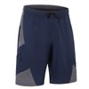 2 In 1 Padded Bike Shorts with Pockets Men Breathable