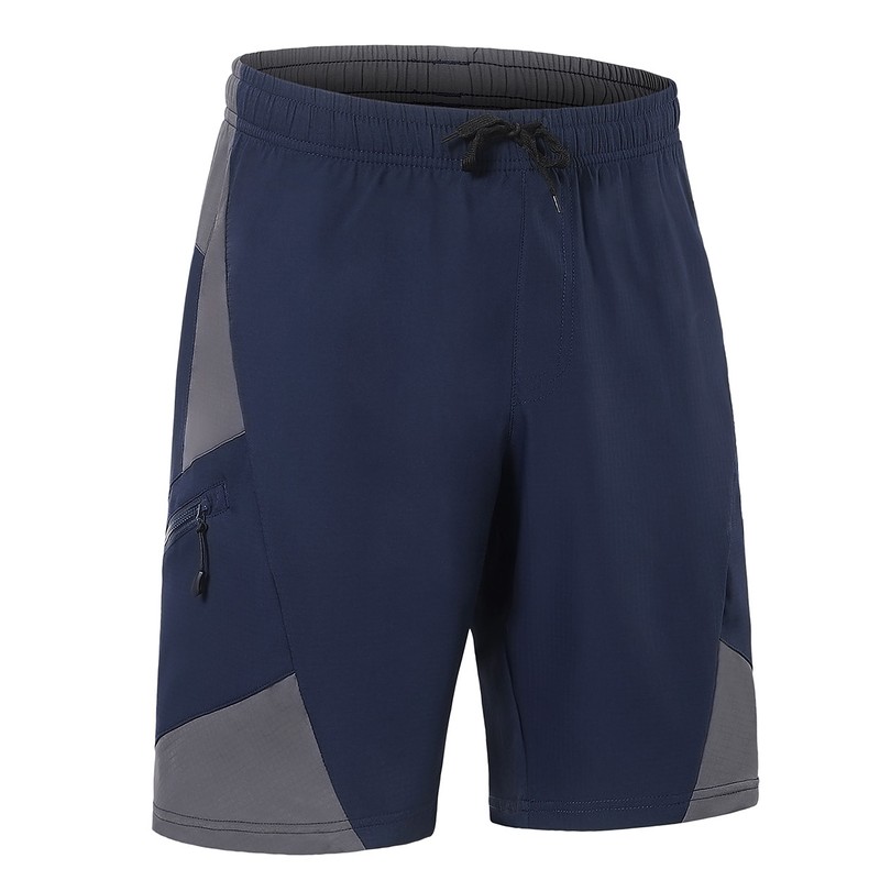 2 In 1 Padded Bike Shorts with Pockets Men Breathable