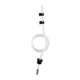 BAGNOLUX Kitchen Sink Soap Dispenser Extension Tube Kit with Check Valve, Under-Sink & Countertop Filtration, Bottle Washer for Hose Extender