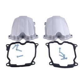 Yeasliy 2Pcs Valve Cover with Gasket & Bolt 420610393 420610390 Compatible for Can-Am Outlander Renegade Commander Maverick 400 500 570 650 800 850 1000