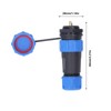 3 Pcs SP21 Aviation Connector 2 Pin IP68 Waterproof Rear