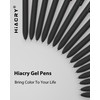Hiacry 16 Pcs Gel Pens - 0.7mm Fine Point Smooth