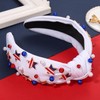 MOLOCH American Flag Headband 4th of July Headband Red White