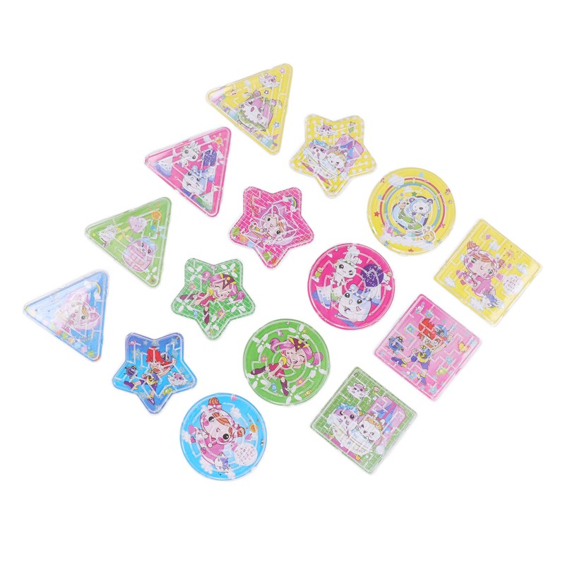 60pcs Balanced Ball Maze Toys Mini Maze Puzzle Games Palm