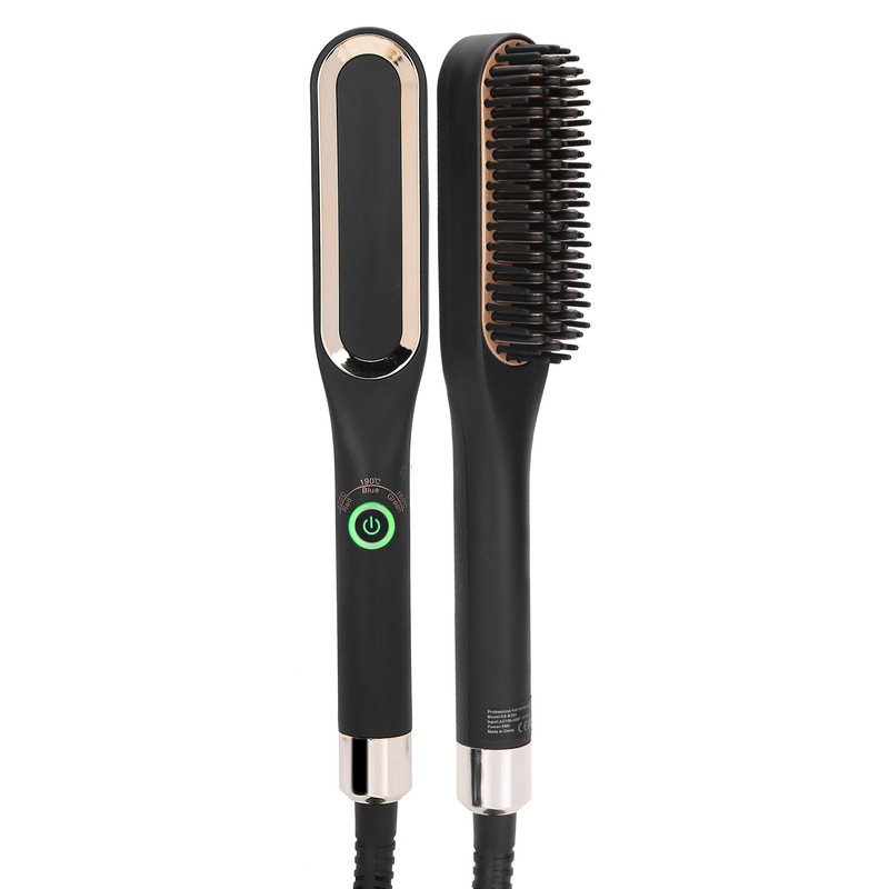 Electric Beard Straightening Comb Multifunctional Beard Straightener Brush for Men