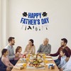 Happy Fathers Day Banner, Fathers Day Decor Pre Strung Glitter