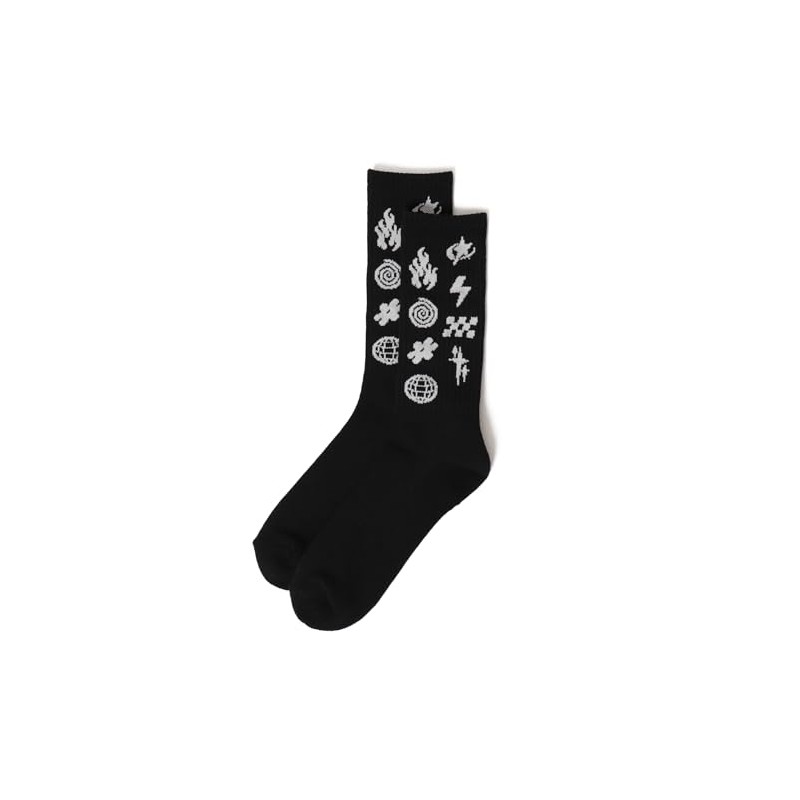 Wigo Pattern Design Socks (R) Women's, Pattern 25, 25.0-27.0 cm