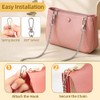 AOOSA 3 Pack Silver Bag Chains with Clasp Buckles (45cm+95cm+125cm)