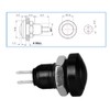 Momentary Push Button for Car, Waterproof Push Button Metal Mini