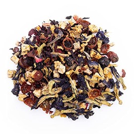 The Whistling Kettle Purple Papayaberry - Fruit Forward Herbal Tea - Makes a Great Iced Tea (4oz)