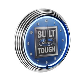 Yates Performance Neonetics Built Ford Tough Neon Wall Clock, 15-Inch