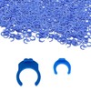 100Pcs 1/4" and 100 Pcs 3/8" Lock Clamps Blue Locking
