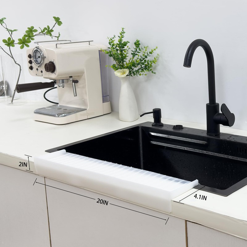 Polpcygne Silicon Sink Edge Protectors For Kitchen Sink Splash Guard,