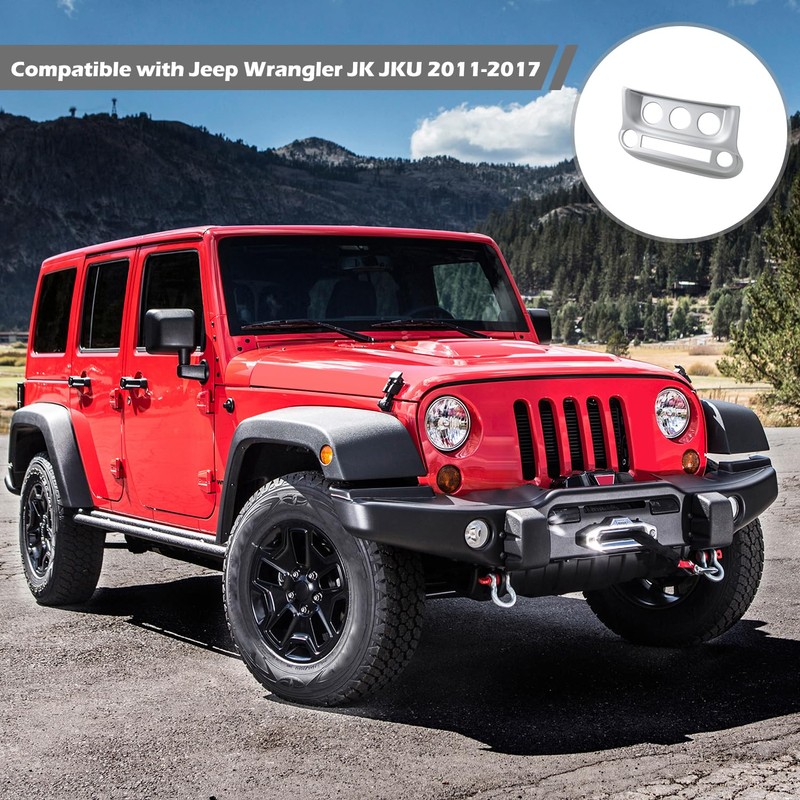 RT-TCZ for Wrangler JK Center Dash AC Switch Cover Trim
