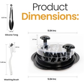 Chicken Shredder Tool Twist Large with Tong, Perfect for Shredding Chicken Breast, Beef, Ergonomic Handle, Transparent Lid, and Food Tong, Dishwasher Safe, Durable, and Easy to Clean