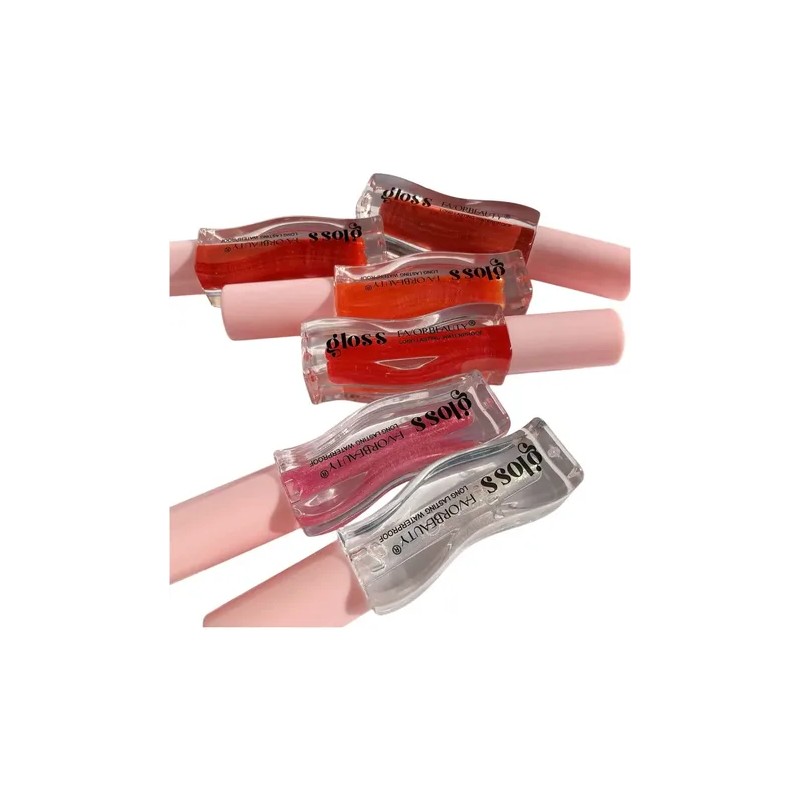 Brillo Labial Hidratante Favorbeauty 6pcs En Tonos Distintos
