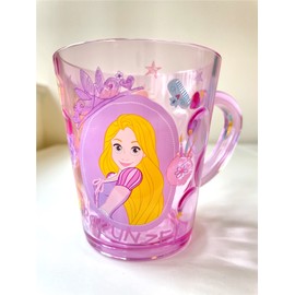 Everyday Delights Princess Rapunzel Pink Durable ABS Plastic Cup, 250ml