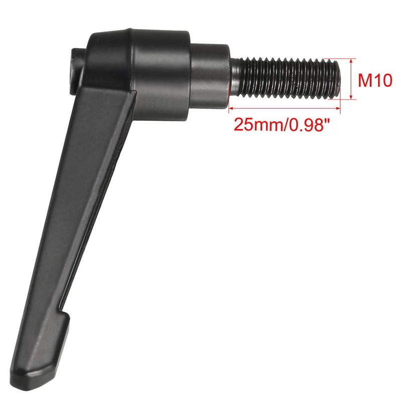 TA-VIGOR 2Pcs Adjustable Clamping Lever Handles, M10 x 25mm Locking