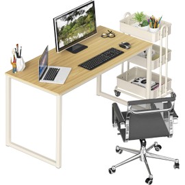 SHW Home Office 40-Inch Computer Desk, Oak