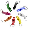 4 Colourful Key Ring with Bottle Opener Bottle Opener Can