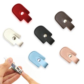 Nipper Cap, Leather Clamp Cover, Set of 6, 6 Colors, Nipper Cap Set, Protective Cover, Storage Cap, Blade Edge, Guard Protection, Horny Layer Clamp Protective Cover, Easy to Carry