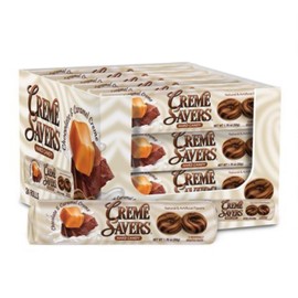 Creme Savers Chocolate and Caramel Hard Candy | The Taste of Sweet Chocolate Swirled in Rich Caramel Cream | The Original Classic Creme Savers Brought To You By Iconic Candy | 24 Rolls