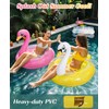 HeySplash Pool Floats, Pool Floaties Inflatable Pool Tubes Rafts for