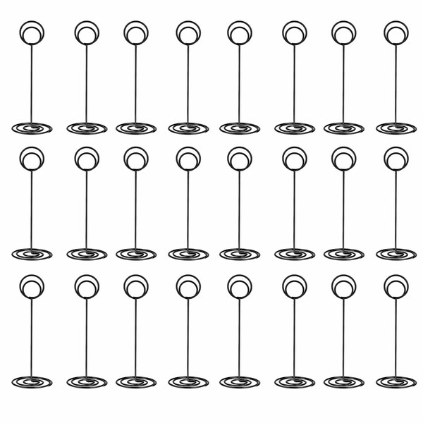 24 Pack 8.75 inch Table Number Holders, Simple Sign Stand
