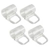 YARDWE 4pcs Home Valance Clips Decorative Horizontal Blind Clips Blind
