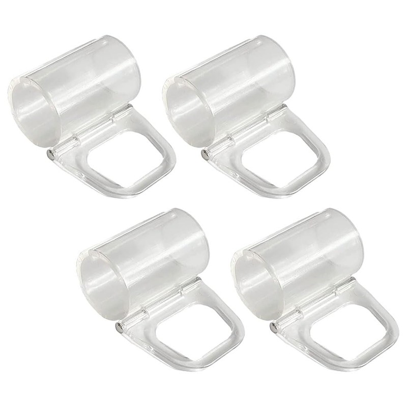 YARDWE 4pcs Home Valance Clips Decorative Horizontal Blind Clips Blind