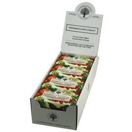 Wavertree & London Persimmon & Red Currant Scented Natural Soap (8 Bars), 7oz Moisturizing French Triple Milled Soap Bars enriched with shea butter - Pure Plant Oil Bath & Body Soap for All Skin Types