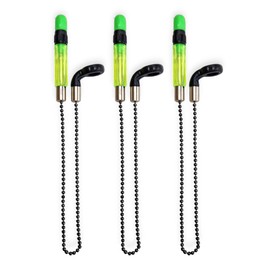 TJR Tackle 3 GTO Bobbins Bite Indicators Carp fishing Tackle for Bite Alarms and bank sticks From (GREEN)
