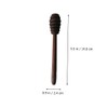Hemobllo Black Walnut Wood Honey Dipper Stick Kitchen Honey Stirring