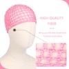 2 PCS Hair Nets for Sleeping Mesh Crochet Hair Wrap