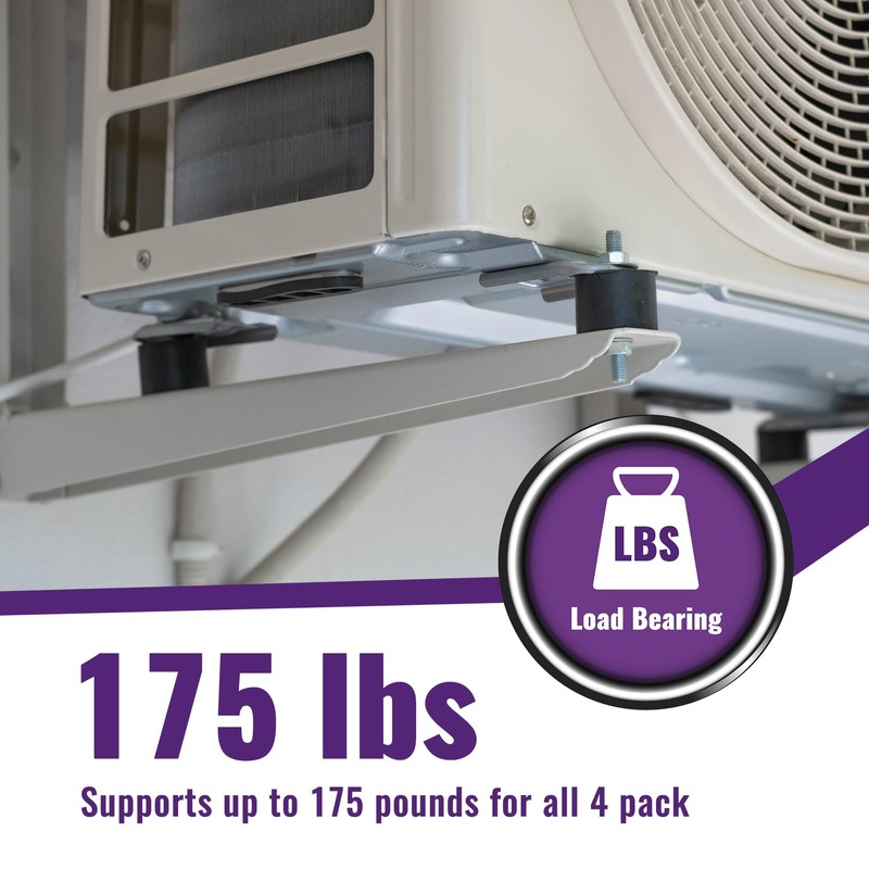 Mxclimate Air Conditioner Rubber Vibration Isolator Pads for Outdoor Mini