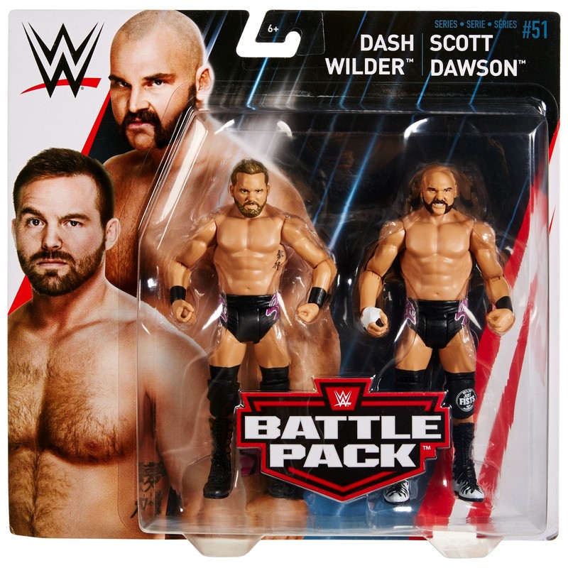 WWE FMF76 Dash Wilder and Scott Dawson Figure, Multicoloured, Pack
