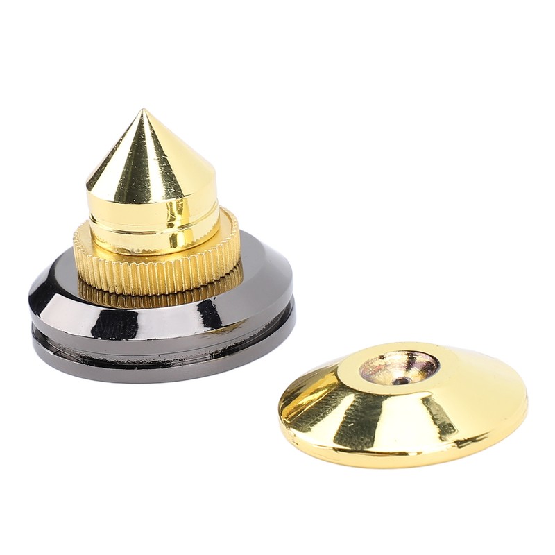 Speaker Spike Pad Kit Wide Application Shock Absorbing Zinc Alloy