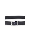 BOSS Men's Jen-loop Sz40 Leather Belt with Metal Logo Loop,